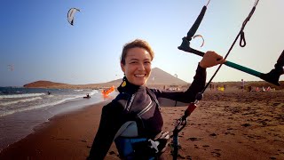 Kitesurfing Paradise in El Medano Tenerife [upl. by Moshell]