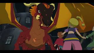 Ni no Kuni Wrath of the White Witch™ Remastered In 4K HD Red dragon boss fight [upl. by Lopez]