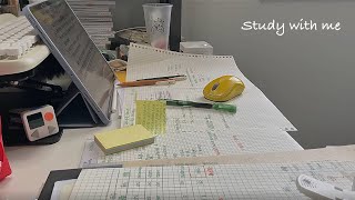 STUDY WITH ME 2hrs  Background noiseno musicno break  ASMR  real time｜motivation [upl. by Alleuqcaj140]