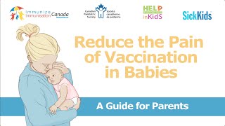 Reduce vaccination pain in babies  Part 1 How and why [upl. by Suiluj473]