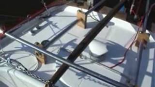 Windpilot Pacific Light installation on Contessa 26 [upl. by Fugere]