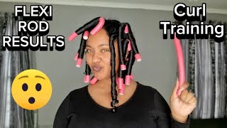 FLEXI RODSET RESULTS ARE INSANE Curl Training How to get heatless Curls Overnight OMG [upl. by Sarge]