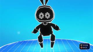 Astro Bot Vibri Ribbon Rider VibRibbon Model Showcase [upl. by Akirderf]