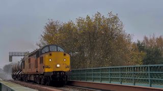 Railhead treatment train going over Scarborough Bridge RHTTT Railway NetworkRailTrainspotting ￼ [upl. by Nosirrag]