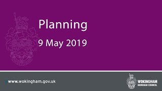 Planning Committee 9 May 2019 [upl. by Airdnaid701]