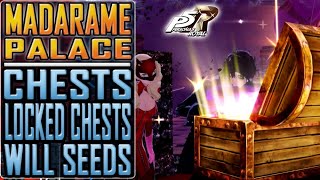 PERSONA 5 ROYAL  All CHESTS LOCKED CHESTS and WILL SEEDS in Madarame Palace [upl. by Leiser]