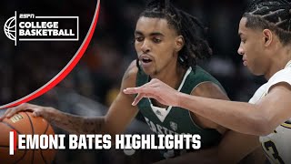 Emoni Bates scores 30 PTS in Eastern Michigan debut vs Michigan  ESPN College Basketball [upl. by Arevle]