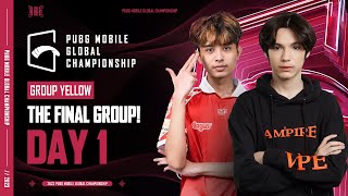 EN 2023 PMGC League  Group Yellow Day 1  PUBG MOBILE Global Championship [upl. by Onitnatsnoc]