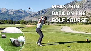 Measuring Data on the Golf Course with the PRGR Launch Monitor [upl. by Vanhomrigh148]