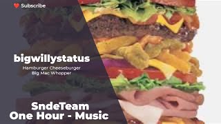 Hamburger Cheeseburger Big Mac Whopper  One Hour  Music [upl. by Copland]