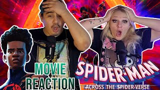 SpiderMan Across the Spiderverse  Movie Reaction  First Time Watching [upl. by Aillemac]