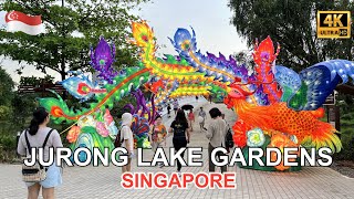 4K 🇸🇬 EXPLORE Singapores HIDDEN GEM Jurong Lake Gardens 2024 [upl. by Nosila]