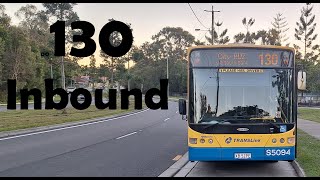 Brisbane City Bus 130 in 7am 7th June 2024 [upl. by Lorianna943]