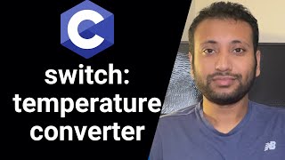 C programming Bangla Tutorial 593  switch  Menu Based Temperature conversion [upl. by Caddric]