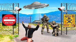 BREAKING Into AREA 51 In GTA 5 Top Secret [upl. by Roxane]