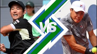 Yoshihito Nishioka 西岡 良仁 vs Brandon Nakashima  TURIN 2024 [upl. by Anyek]