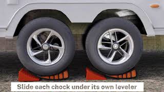 CARMTEK  Camper Leveler  Level your RV in 3 easy steps  Leveling Tutorial [upl. by Sadella]