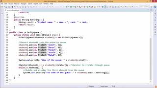 Java Essentials  Priority queue in java [upl. by Ardnalak339]