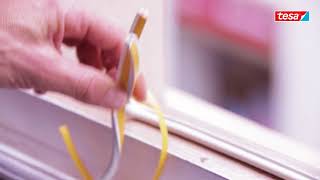 tesamoll® Draft Excluder Tape  seal your window and save energy [upl. by Batha]