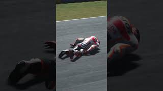 Marquez fell as a result of being hit by Rossi [upl. by Zandra]