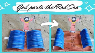 God Parts the Red Sea papercraft redsea [upl. by Libre]