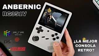 No es una GAME BOY es mucho MEJOR ¡Lo EMULA casi TODO 🤯 ANBERNIC RG351V  REVIEW en Español [upl. by Aufmann]