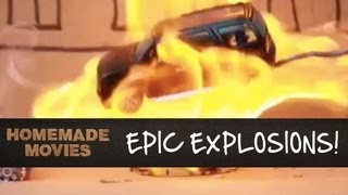 Epic Explosions with Homemade Movies [upl. by Volding]