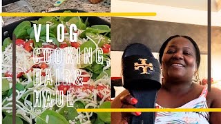 VLOGCooking Weaving My Hair Christmas Gifts Haul Bentleyfortune toryburch [upl. by Revell543]