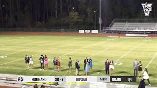 Varsity Football Hoggard vs Topsail [upl. by Ahsiei11]