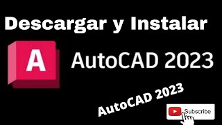 Como descargar y instalar AutocaD 2023 [upl. by Sydelle794]