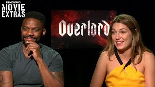 OVERLORD  Jovan Adepo amp Mathilde Ollivier talk about their experience making the movie [upl. by Enitsirt]