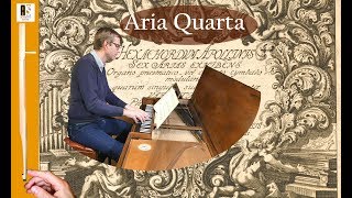 JPachelbel Aria Quarta  Hexachordum Apollinis Wim Winters clavichord [upl. by Bonney]