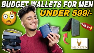 7 Best Wallets For Men Under ₹599😱  Amazon Wallet Haul Review [upl. by Gunter]