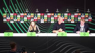 Pressekonferenz nach LASK  Cercle Brugge [upl. by Ahsaya]