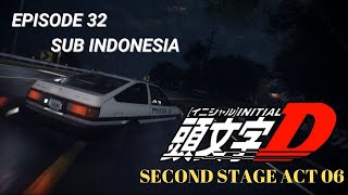 INITIAL D EPISODE 32 SECOND STAGE CHAPTER 6 SUB INDONESIA  AE86 VS LANCER EVO MESIN AE86 MELEDAK [upl. by Donnell]