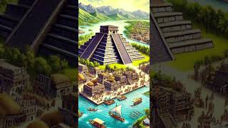 The aztec capital tenochtitlán history aztechistory ancientcivilization ancientempires [upl. by Ardnuek]