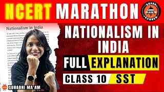 NCERT MARATHON  Nationalism in India Class 10  CBSE 2024 10th Social Studies SST History Ch2 [upl. by Froh]