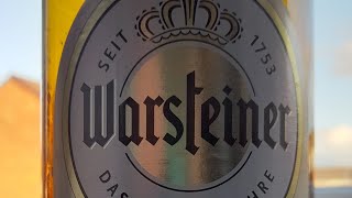 734 Warsteiner Premium Lager 48 GERMANY 🇩🇪 [upl. by Meill]