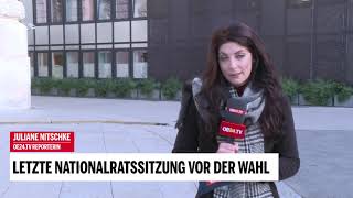 Letzte Nationalratssitzung vor der Wahl [upl. by Eleonore]