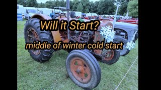 1939 Fordson Standard N tractor cold start And some other bits [upl. by Carma586]