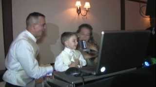 4 year old singing Journey at wedding [upl. by Adihahs]