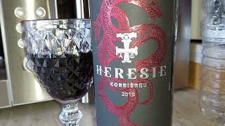 Hérésie  vin rouge Corbières  2019 [upl. by Assirral]