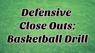 Defensive CloseOut Basketball Drill [upl. by Amrita424]