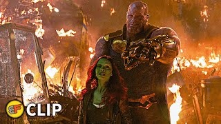 Gamora vs Thanos  Knowhere Scene  Avengers Infinity War 2018 IMAX Movie Clip HD 4K [upl. by Gabbey]