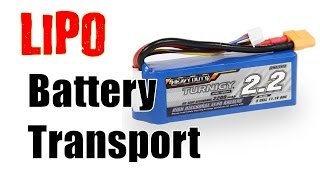 How To Transport LiPo Batteries Safely [upl. by Nylessoj610]