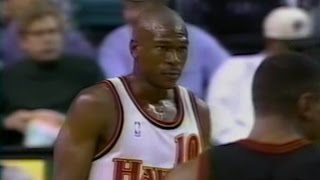 Mookie Blaylock 14pts8rebs11asts10stls vs 76ers 1998 [upl. by Nicky497]