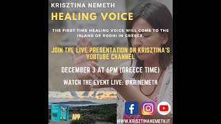 Healing Voice in GREECE RHODOS Island Presentation [upl. by Savill]