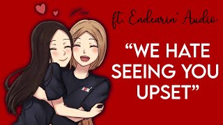 ASMR  Sisters comfort you 💕 F4A Comforting Protective Sweet ft Endearin Audio [upl. by Nylsej582]