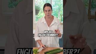 are cukes waxed where you are🙅🏻‍♀️ cookingshortshealthyrecipe easyrecipe cucumbervegetarian [upl. by Leirda901]