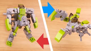 How to build mini LEGO mantis type transformer robot  Mantisbot similar to Buzzclaw and Manterror [upl. by Dranyl]